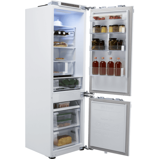 Samsung Series 5 BRB26615FWW Integrated 70/30 Total No Frost Fridge Freezer with Fixed Door Fixing Kit - White - F Rated